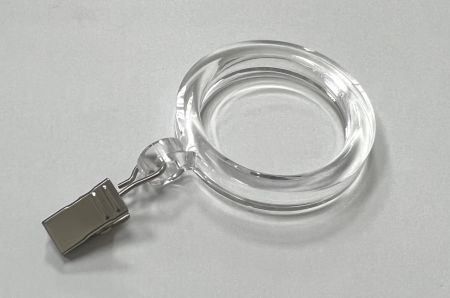 Acrylic Curtain Clip Ring - Acrylic_clip_ring